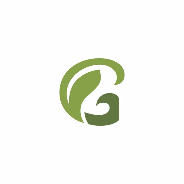 Logotipo Del Vector Hoja Logo Ecológico — Archivo Imágenes Vectoriales