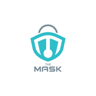 Maske Logosu. M Harfi Maske Logosu Tasarımı