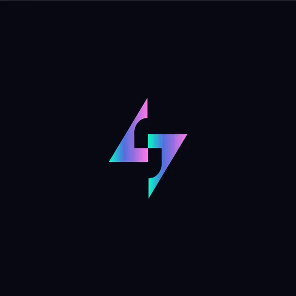 S Thunder Logosu Basit Tasarım