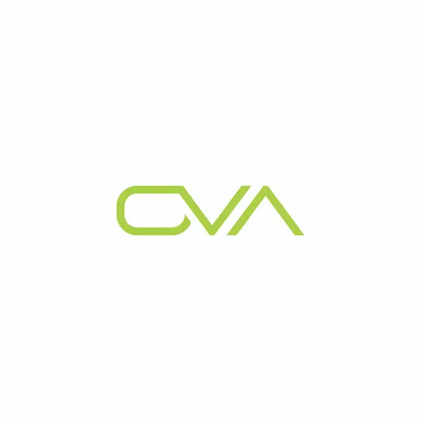 Logo Ova Diseño Simple Limpio Ilustración de stock