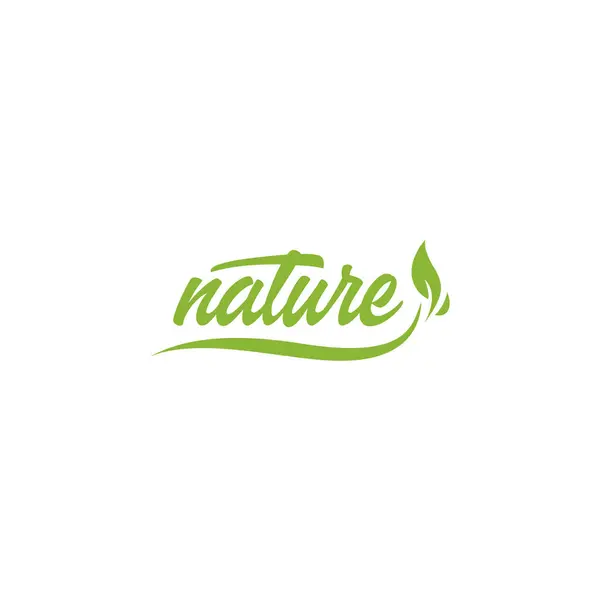 Nature Logo Eenvoudig Ontwerp Vectorbeelden