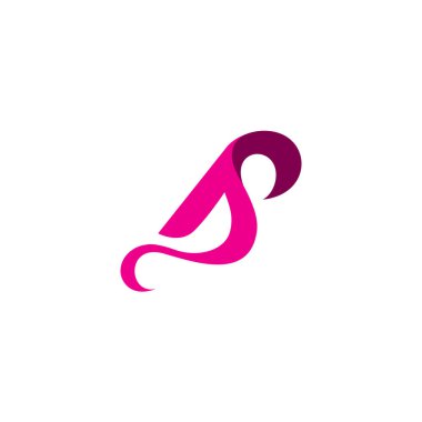 BS Logosu Basit. BS Vektörü Harfi