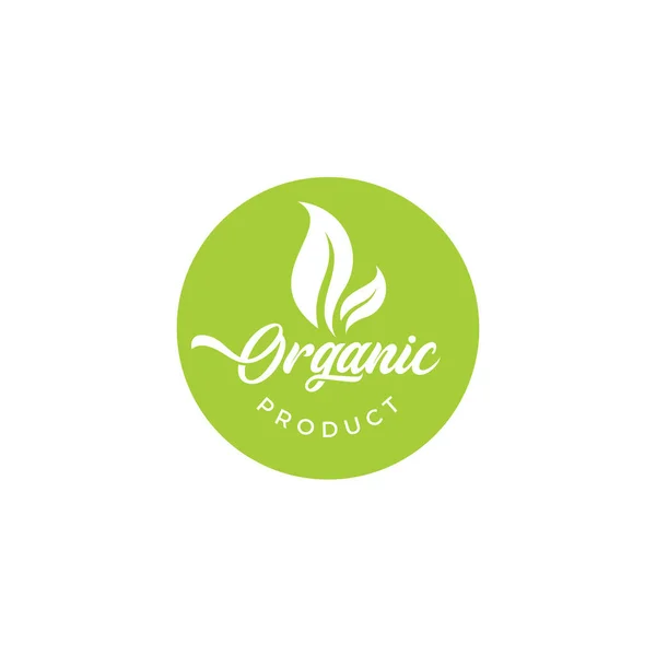Organik Ürün Logosu. Doğa ürünü.