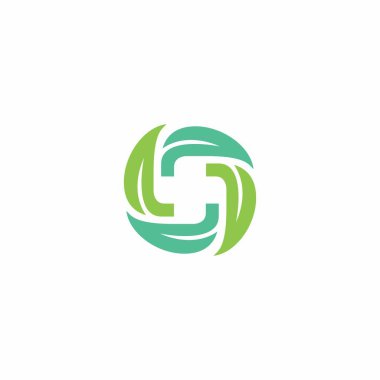 Sağlık Doğa Logosu. Bitkisel Logo