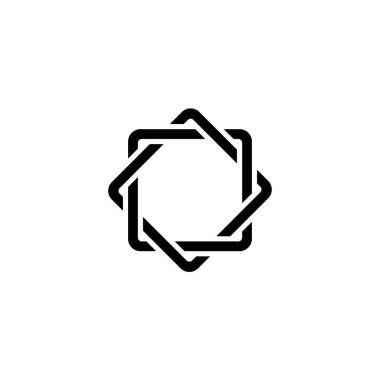 İslami element logo vektör illüstrasyonu