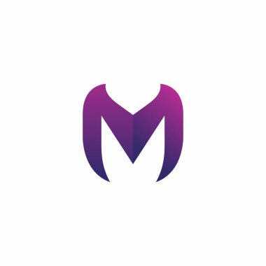 Letter M Logo Design. M Initial Vector