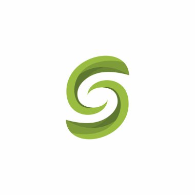 CS Logosu. S harfi logo tasarımı