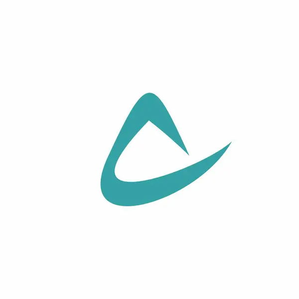 Logo Simple Lettre Icône — Image vectorielle