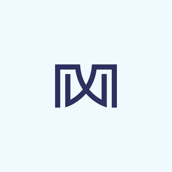 Logotyp Enkel Och Ren Design Brev Ikon — Stock vektor