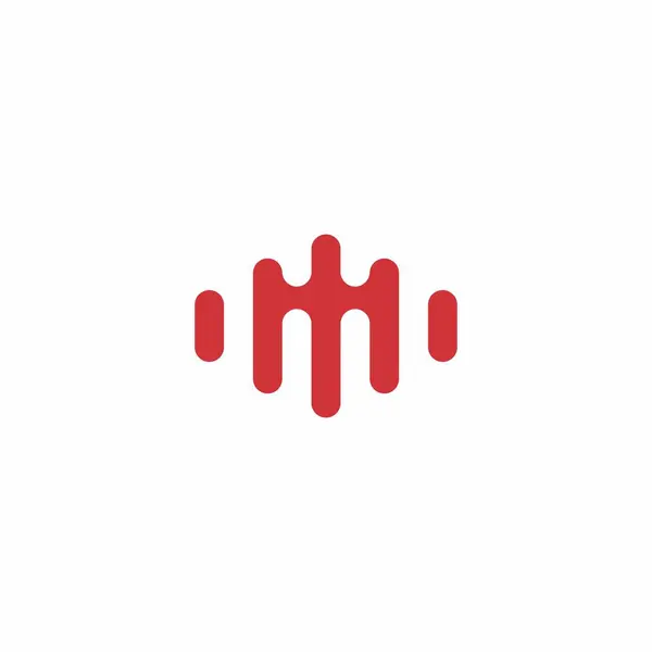 Logo Voice Lettre Icône — Image vectorielle