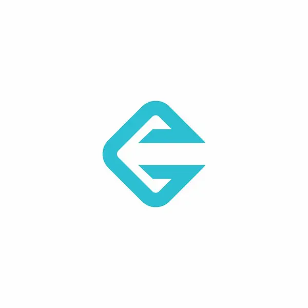 Logo Simple Design Letter Logo — Stok Vektör