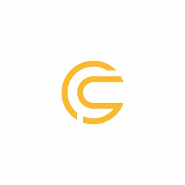 CS Logosu İşiniz için basit ve temiz tasarım