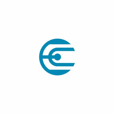 C Teknoloji Logosu. C harfi logosu