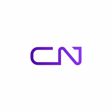 CN Logosu Basit ve Temiz Modern Tasarım