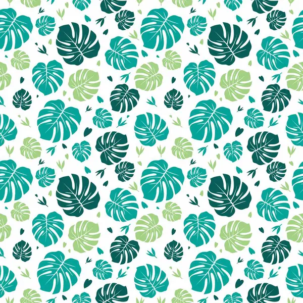 Kusursuz Desensiz Canavar Yaprağı, Canavar Arkaplan Vektörü