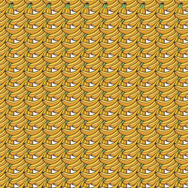 Muz pürüzsüz desen. Muz Yaprak Vektörü illüstrasyonu