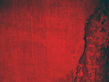 Doku Duvarı Soyut Arkaplan Kırmızı Rengi. Duvar Eski Vintage