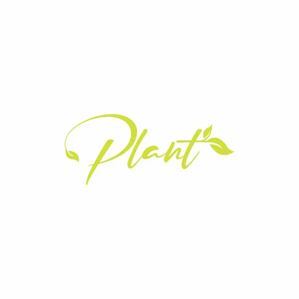 stock vector Plant Logo Vector. Plant Icon Leaf vector