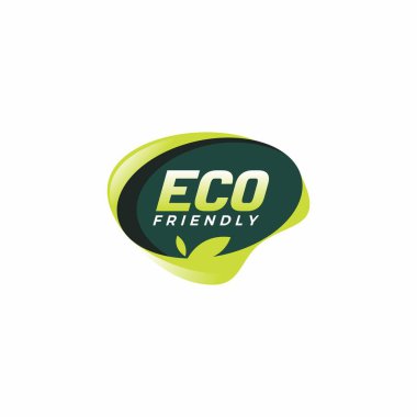 Eco Friendly Etiket Tasarım Vektörü. Organik Gıda Logosu