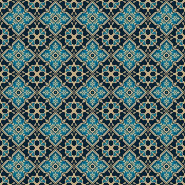 Seramik fayans deseni. Şablon süslemeleri, Fas, Portekiz fayansları, Azulejo Deseni Tasarımı