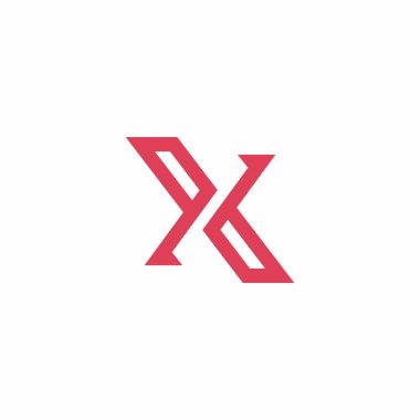 Harf X Logo Vektör Tasarımı. X Simgesi