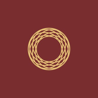 Geometrik Harf O Logo Tasarımı