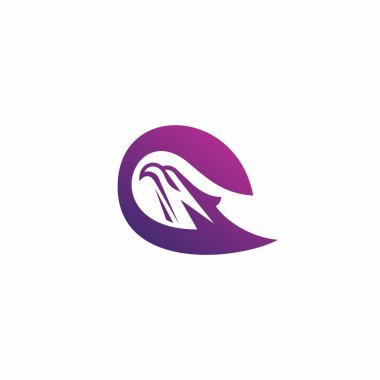 G Kartalı Logo Vektörü İllüstrasyonu. G Harfi Simgesi