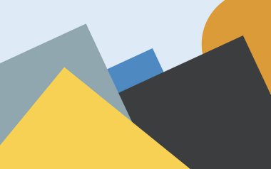 Manzara soyut posterleri sanat vektörü. dağ ve güneş arka planı