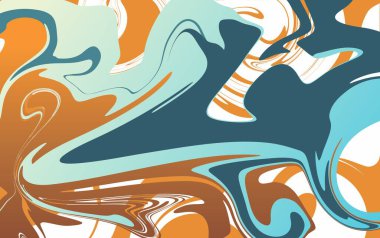 Soyut sıvı desenli modern posterler. sıvı damlalar ve dalga arkaplanı