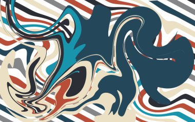 Soyut Arkaplan Şifreleme Sıvı Dalgası ve Satır Vektörü