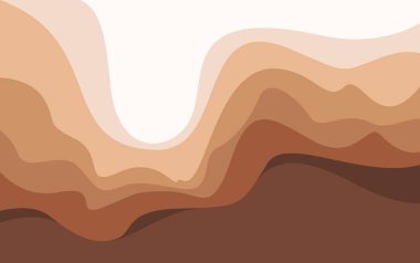 Dağ çöl vektörü. Şık Dağ soyut sanat geçmişi