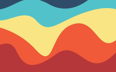 Soyut Renkli Dalga Arkaplanı. Renkli sıvı şekil arkaplanı