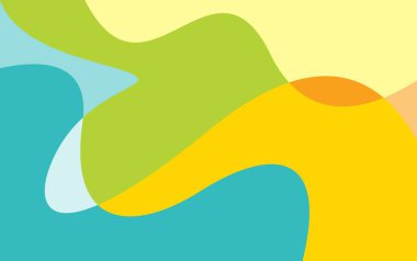 Soyut modern grafik ögesi. Dinamik renkli sıvı ve dalga arkaplanı