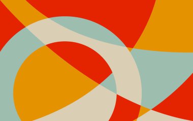 Duvar Sanatı veya poster için Geometrik Soyut Minimalist Arkaplan.