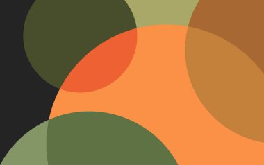 Geometrik yuvarlak kompozisyon Soyut Arkaplan