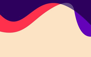 Akışkan dalga soyut arkaplan dinamik vektör çizimi