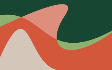 Renkli soyut şekiller doymuş sıvı vektörü. yaz soyut arkaplanı