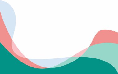 Mavi renk vektörlü soyut dalga arkaplanı. yaz soyut arkaplanı