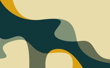 Renkli soyut geometrik arkaplan sıvısı vektörü. Dalga Eğrisi Soyut Arkaplan