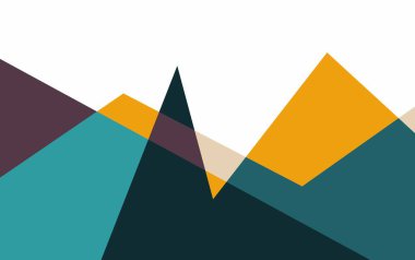 Soyut Geometrik Dağ Arkaplanı