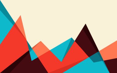 Dağ Soyut Duvar Sanatı Peyzaj Geometrik Tasarım Vektörü. Dağ Vektörü Posteri