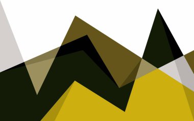 Cesur renkli vektör şekilli Dağ Modern Geometrik arka planı. Dağ Sanat Duvar Kağıdı