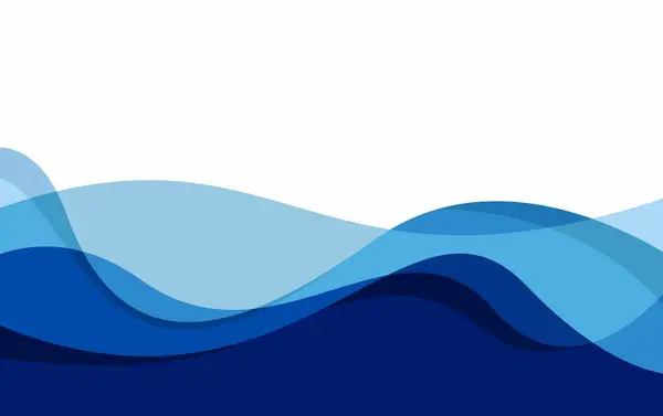 Pankartlar veya sunum için soyut mavi dalga arkaplanı