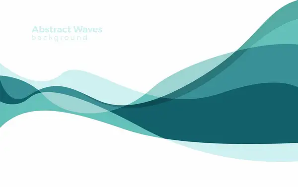 Soyut dalga arkaplan vektör tasarımı. Yaz için su dalgası soyut arkaplanı