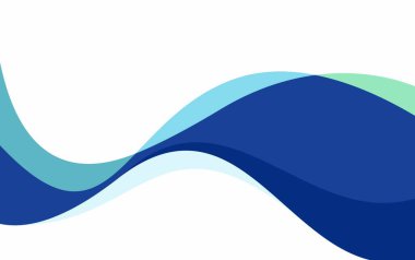 renkli dalgalar ile vektör arka plan