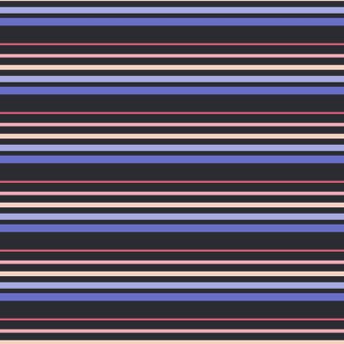 Horizontal Stripes Seamless Vector Pattern Design