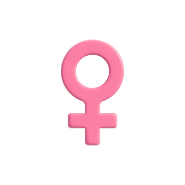 Weibliches Symbol Symbol — Stockvektor
