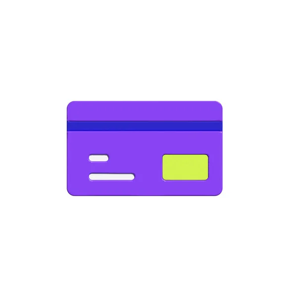 Banka kartı 3d simgesi