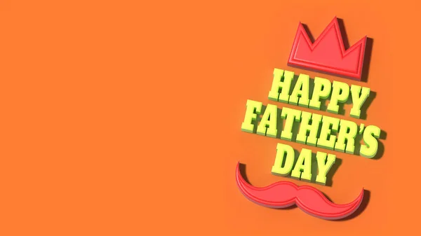 Happy Father Day Blank Background Text — Stock Photo, Image