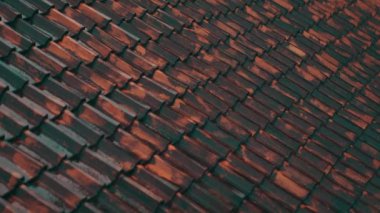 geleneksel çatı çatısı yağmuru Endonezya 